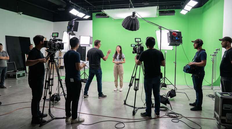 芒果视频拍摄现场